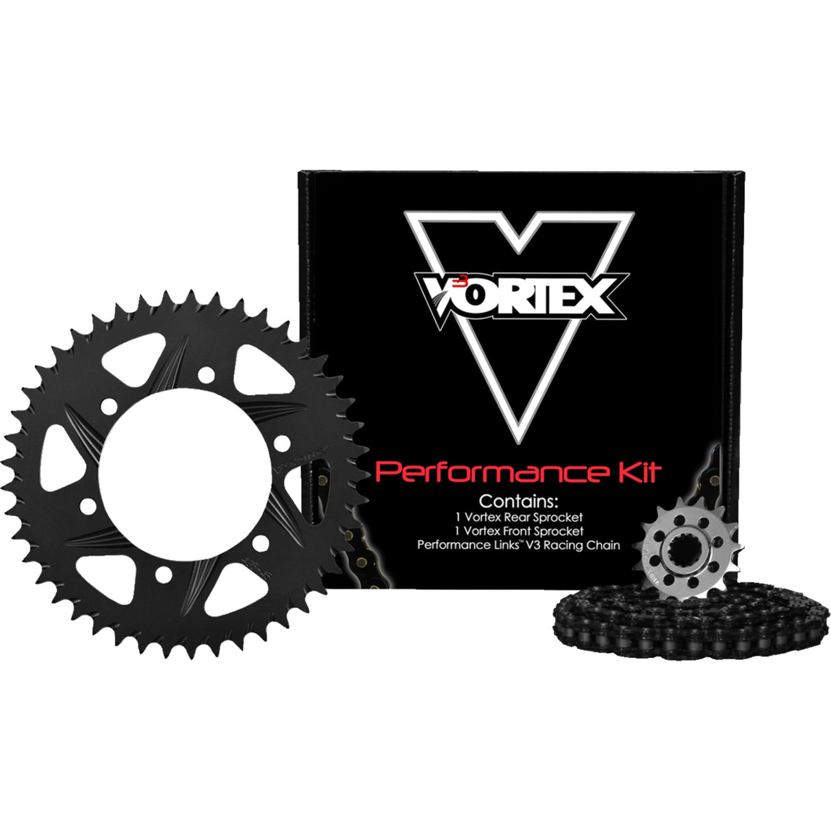 Vortex Chain And Sprocket Kit - CK6304 Suzuki 750 / 750W / 1000 2000-2006