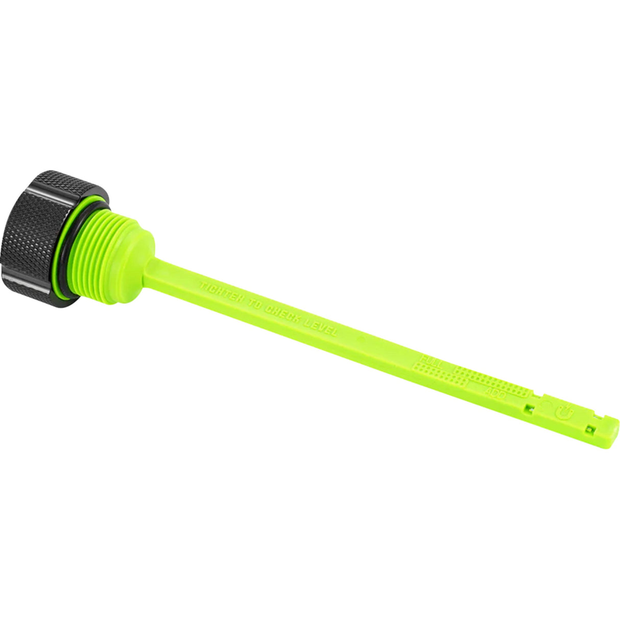 Figurati Designs Magnetic Oil Dipstick Knurled Black - FD01-MAGDSPP-KN-BLK For Indian 2020-2024