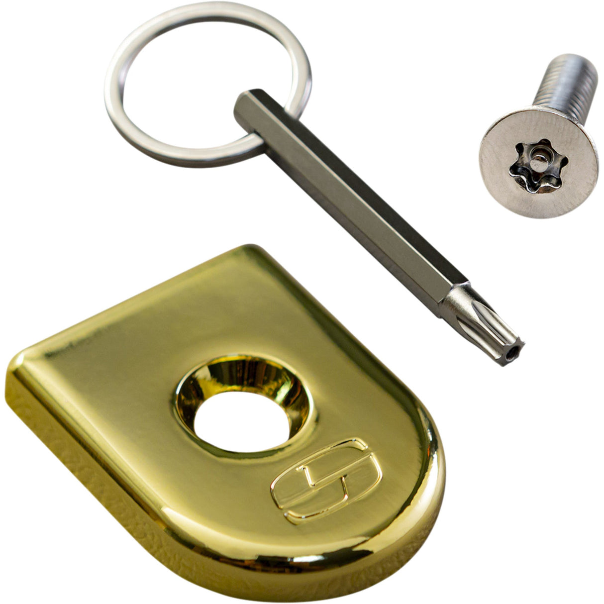 SADDLEMEN 0820-0163 8911GO Security Seat Screw golden