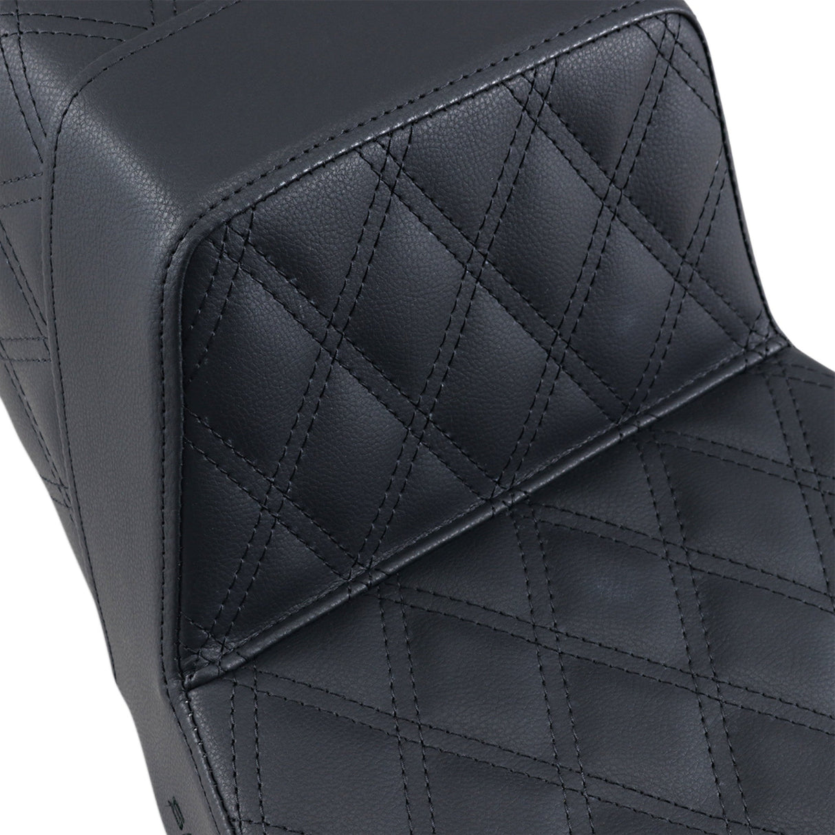 Saddlemen Step-Up Seat — Full Lattice Stitch Black - 897-06-175 For Harley Touring 1997-2007