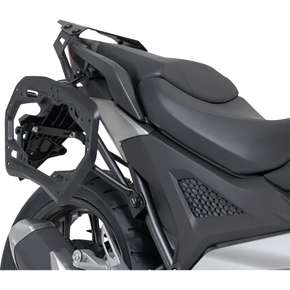 SW-MOTECH 3580-0442 KFT.01.841.70100/S TRAX ADV Aluminum Case System silver - honda nc750 x '20-'24