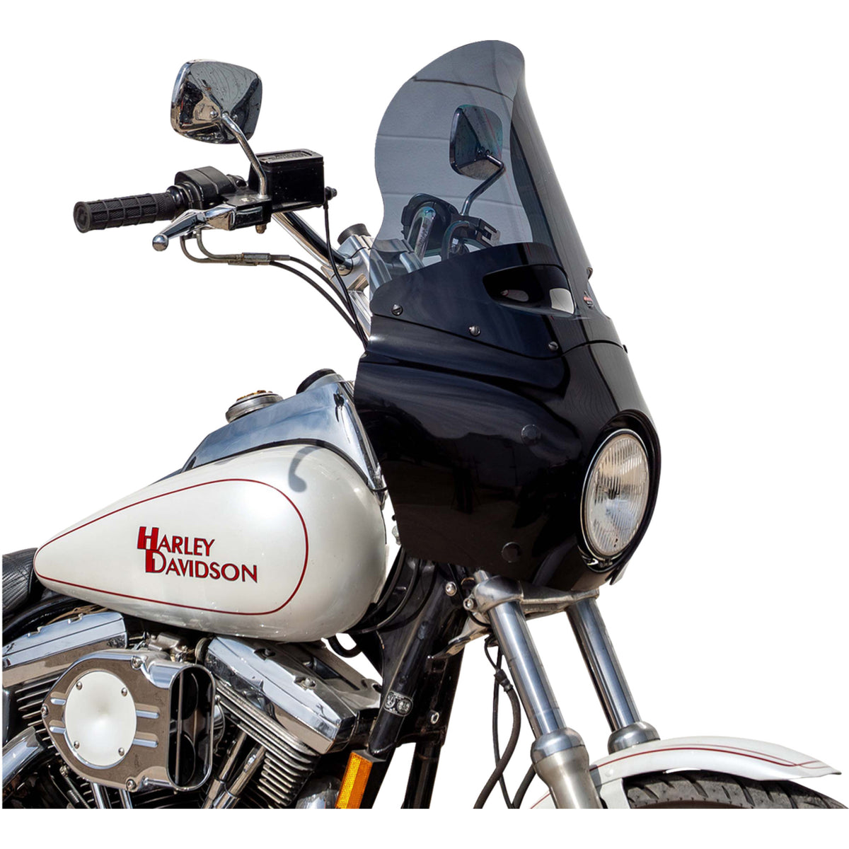 KLOCK WERKS 2310-1012 KWW-06-0613-DS Flare® Windshield for Road Warrior Fairing Flare® Windshield - Road Warrior Fairing - 15" - Dark Smoke