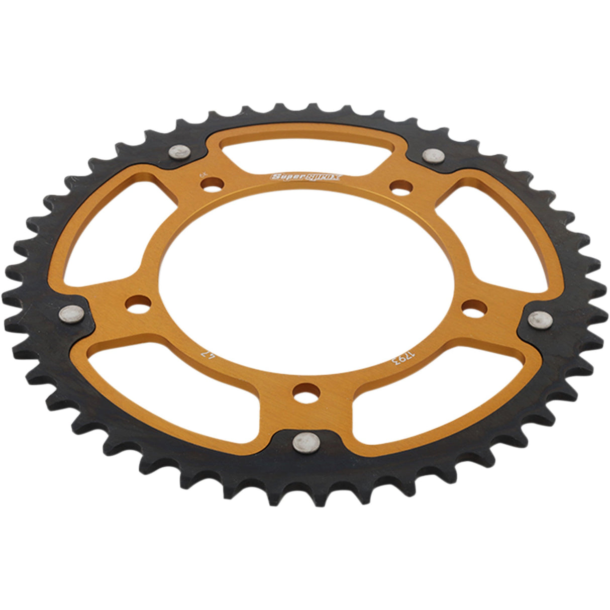 Supersprox Stealth Rear Sprocket 47 Tooth Gold - RST-1793-47-GLD For Suzuki Motorcycles 2000-2016 | Triumph Motorcycles 2000-2018