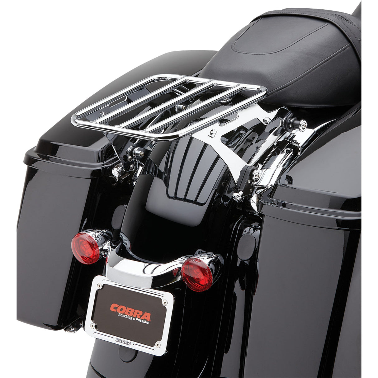 COBRA 1510-0289 602-2500 Detachable Luggage Rack - Chrome