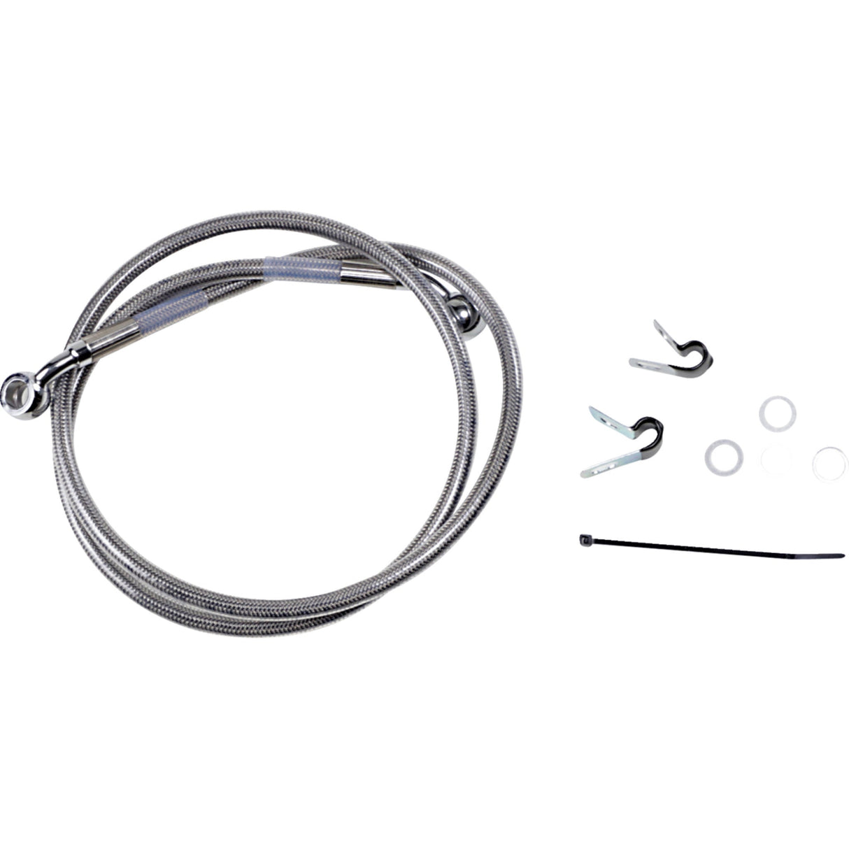 DRAG SPECIALTIES Extended Length Brake Line Kit Front - XL