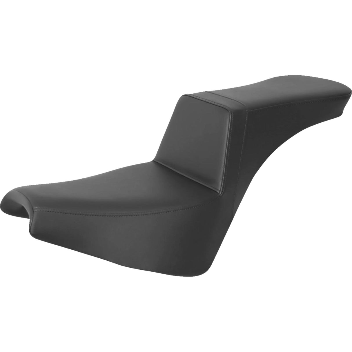 Saddlemen Step-Up Seat — Smooth Black - 818-30-194 For Harley Softail 2018-2025