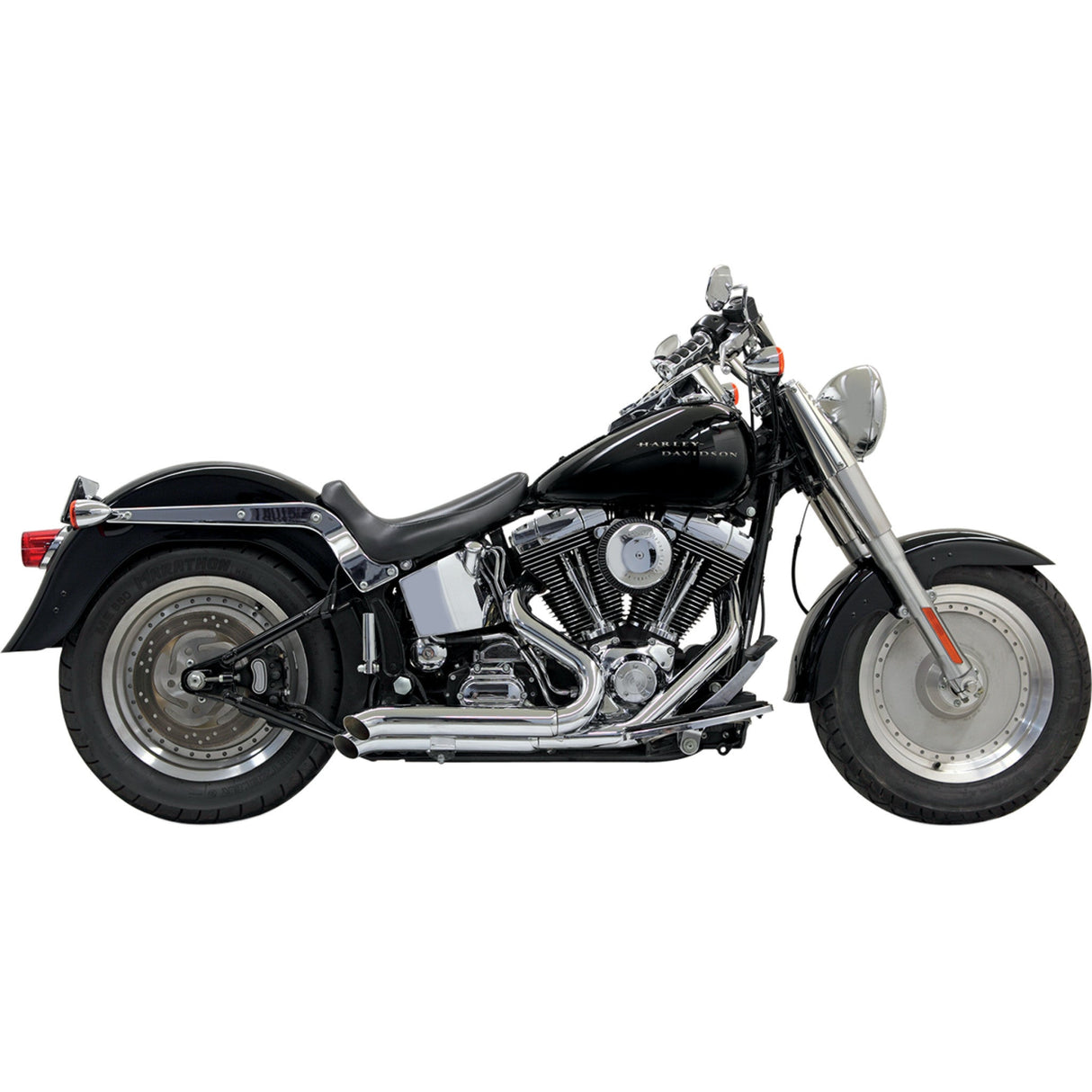 Bassani Xhaust Prostreet 2-Into-2 Exhaust System - 1S24D For Harley Softail 1986-2017