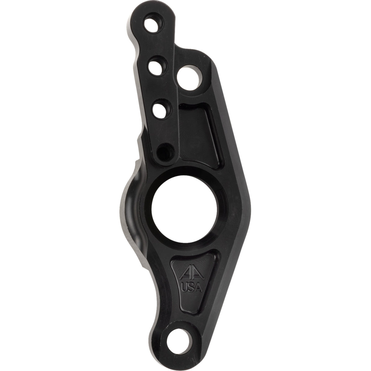 ALLOY ART 1303-0394 M8PB-2 Swing Arm Swingarm Pivot Block - Rear - Black Anodized