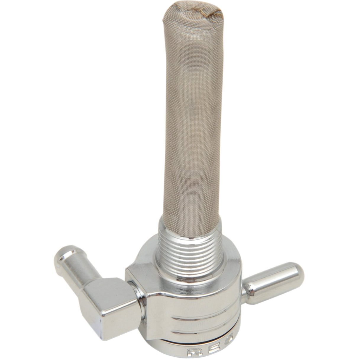 GOLAN PRODUCTS 0705-0014 75-516B-CS "Click-Slick" Fuel Petcock — 3/8" NPT "Click-Slick" Fuel Petcock - Backward - Chrome - 3/8" NPT