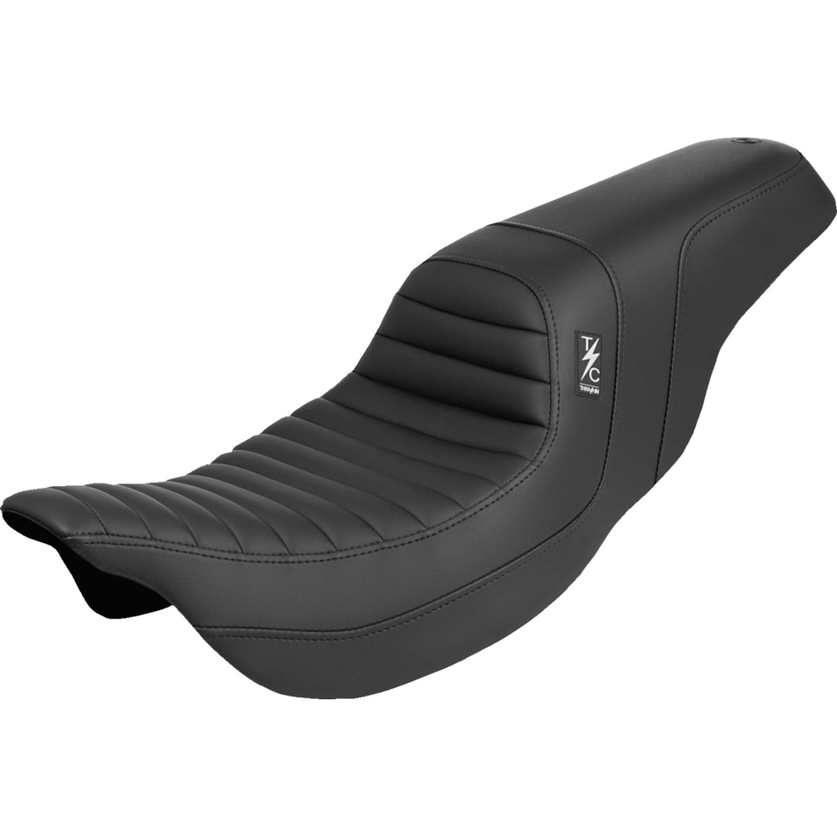 SADDLEMEN 0801-2135 TS80807T Thrashin' Pro Series Seat Thrashin ' Pro Series Seat - Tuck-n-Roll - FLH/FLT '08-'23