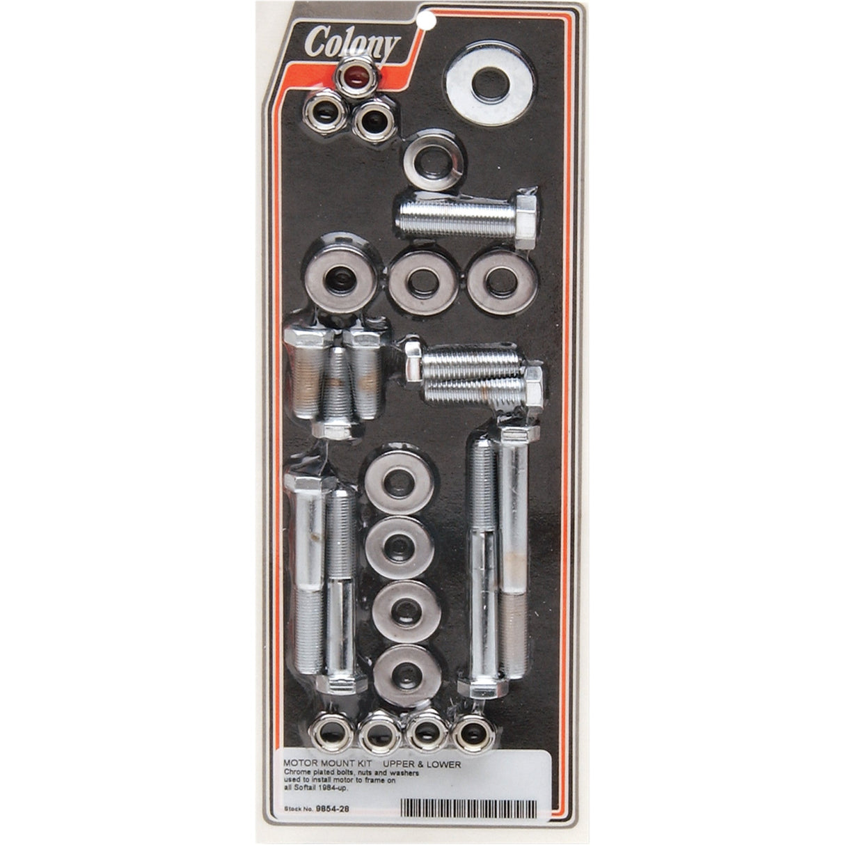 COLONY 2401-0114 9854-28 Bolt Kit Mount Kit - Motor - FXST