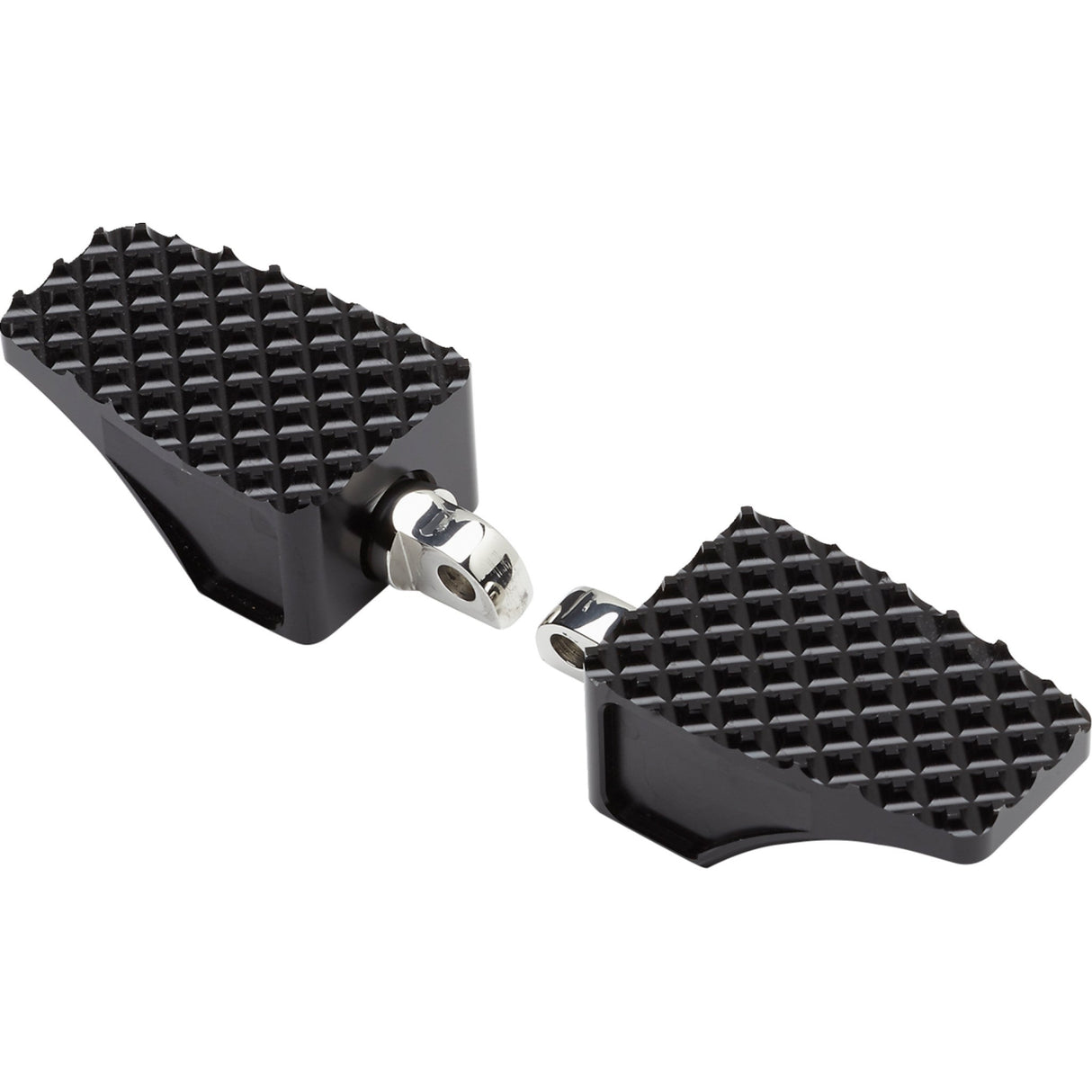 LA CHOPPERS 1620-2436 LA-P100-01B County Line Footpegs - County Line Billet Footpegs - Front - Black