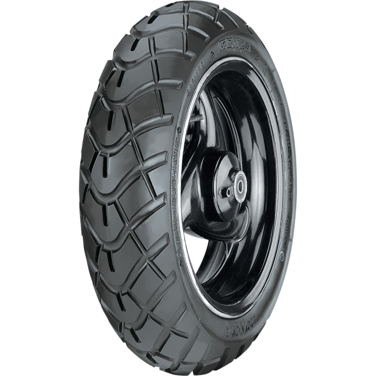 KENDA K761-04 047611210B1 K761 Dual-Purpose Scooter Tire Tire - K761 - Scooter - Front/Rear - 110/90-12 - 64J