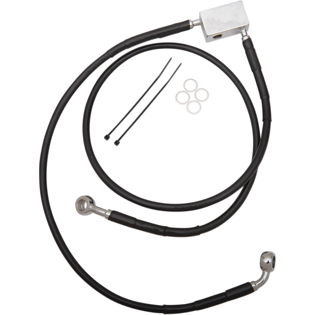 DRAG SPECIALTIES Extended Length Brake Line Kit