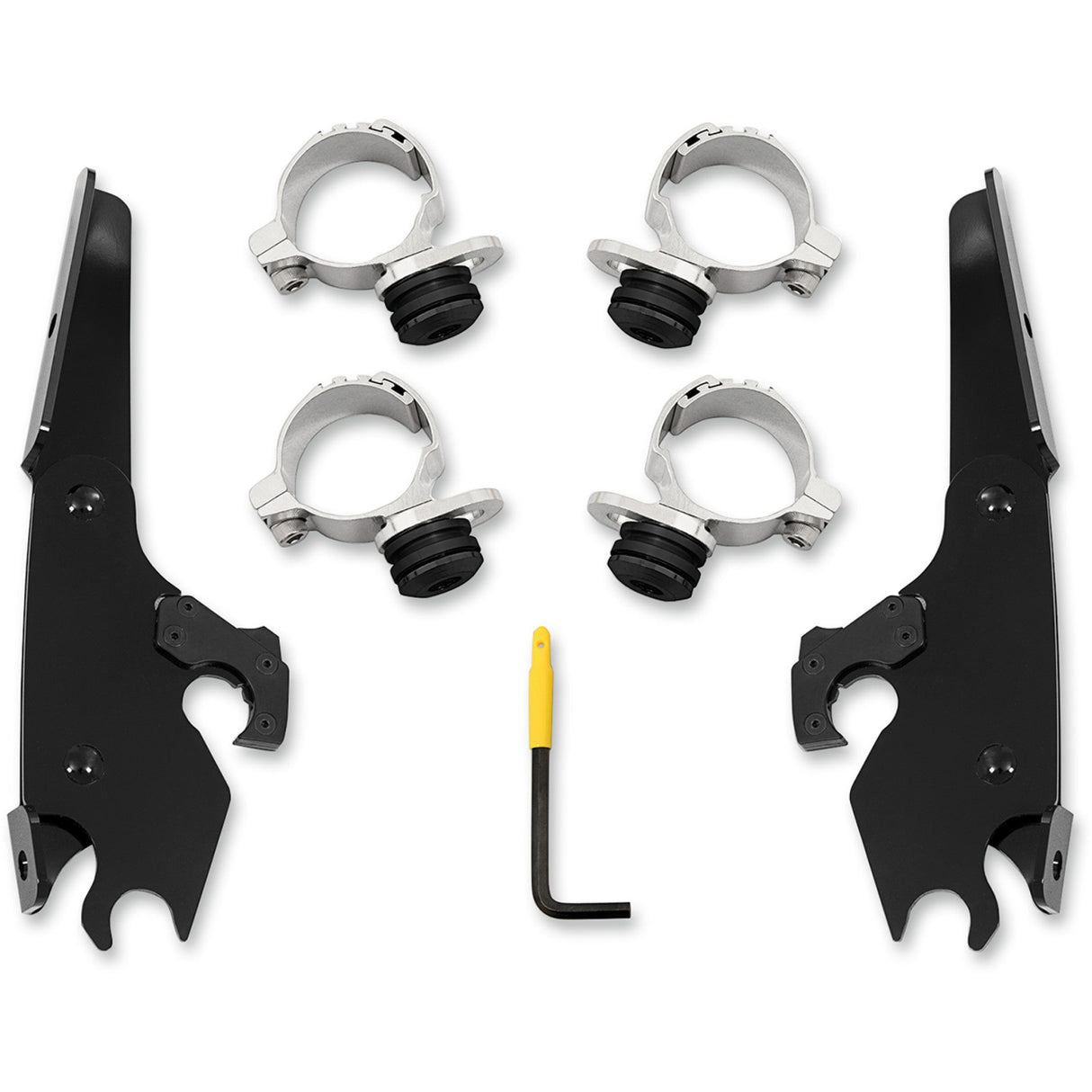 Memphis Shades Batwing Fairing Trigger-Lock Mounting Kit Black Scout - MEB2027 For Indian Scout 2015-2024