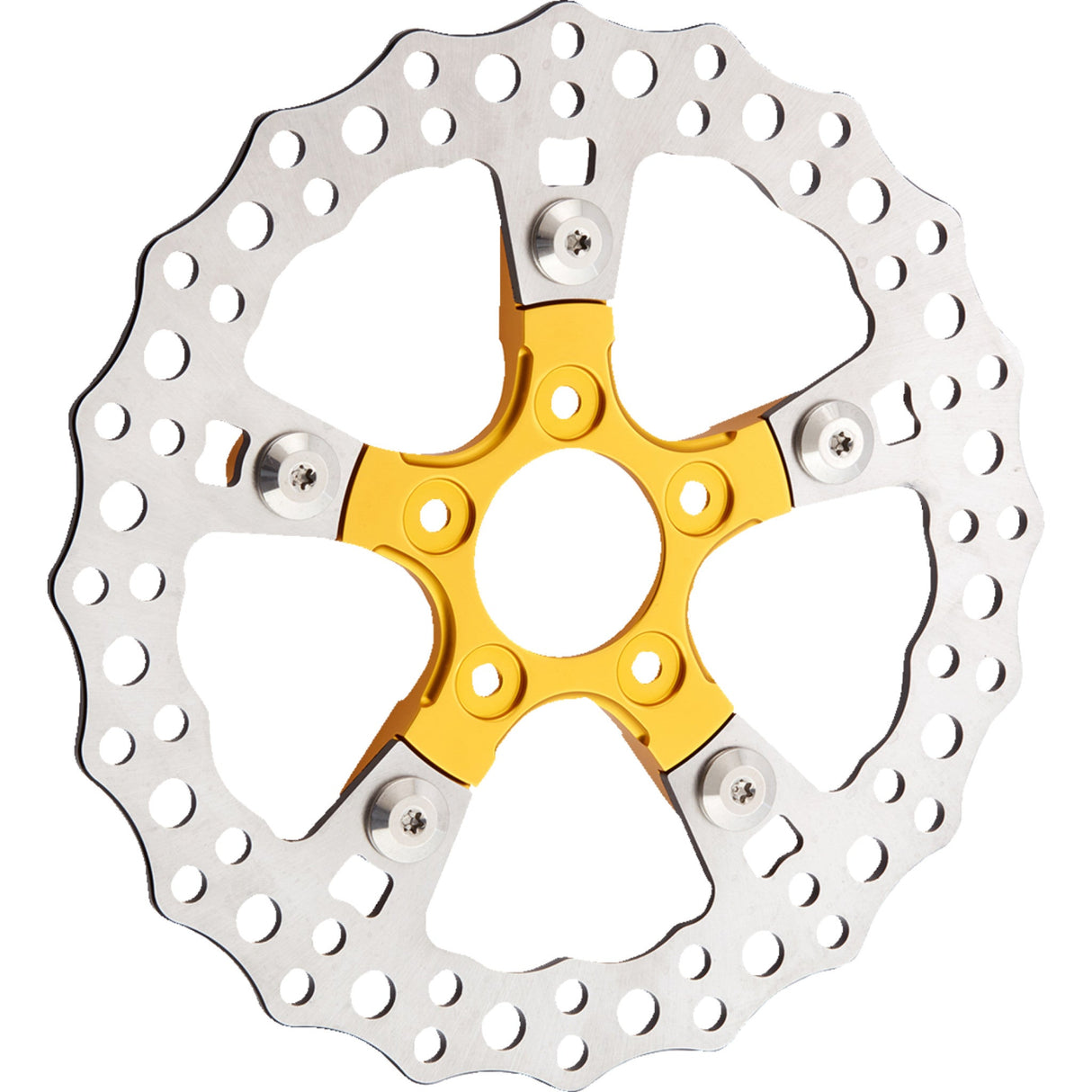 Arlen Ness Brake Rotor Mount Ness Wheel Gold - 33-105 For Harley Touring 2014-2024