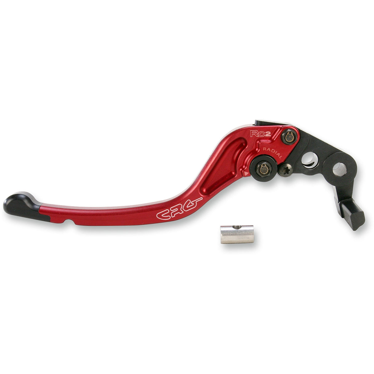 CRG RC2 Standard Brake Lever Red - 2RN-511-T-R For Triumph Daytona 675 / Speed Triple 1050 / Street Triple 2006-2017 | Kawasaki Ninja 2005-2006