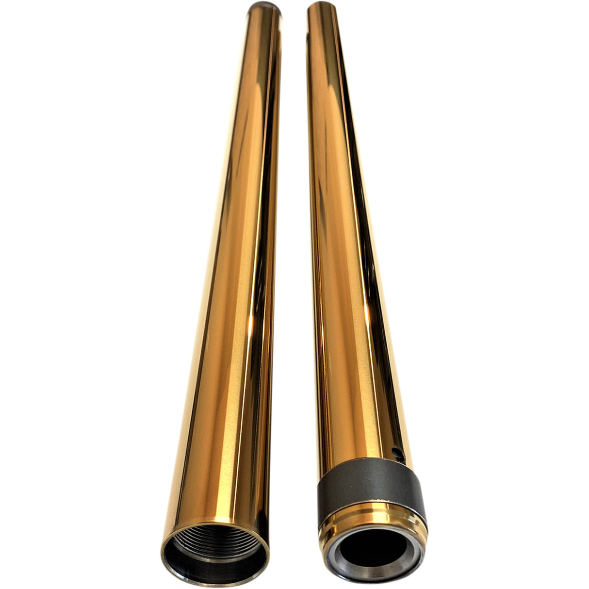 PRO-ONE Perf.mfg. Fork Tubes 41 Mm 20.25" Gold - 105410G For Harley Touring 1997-2013