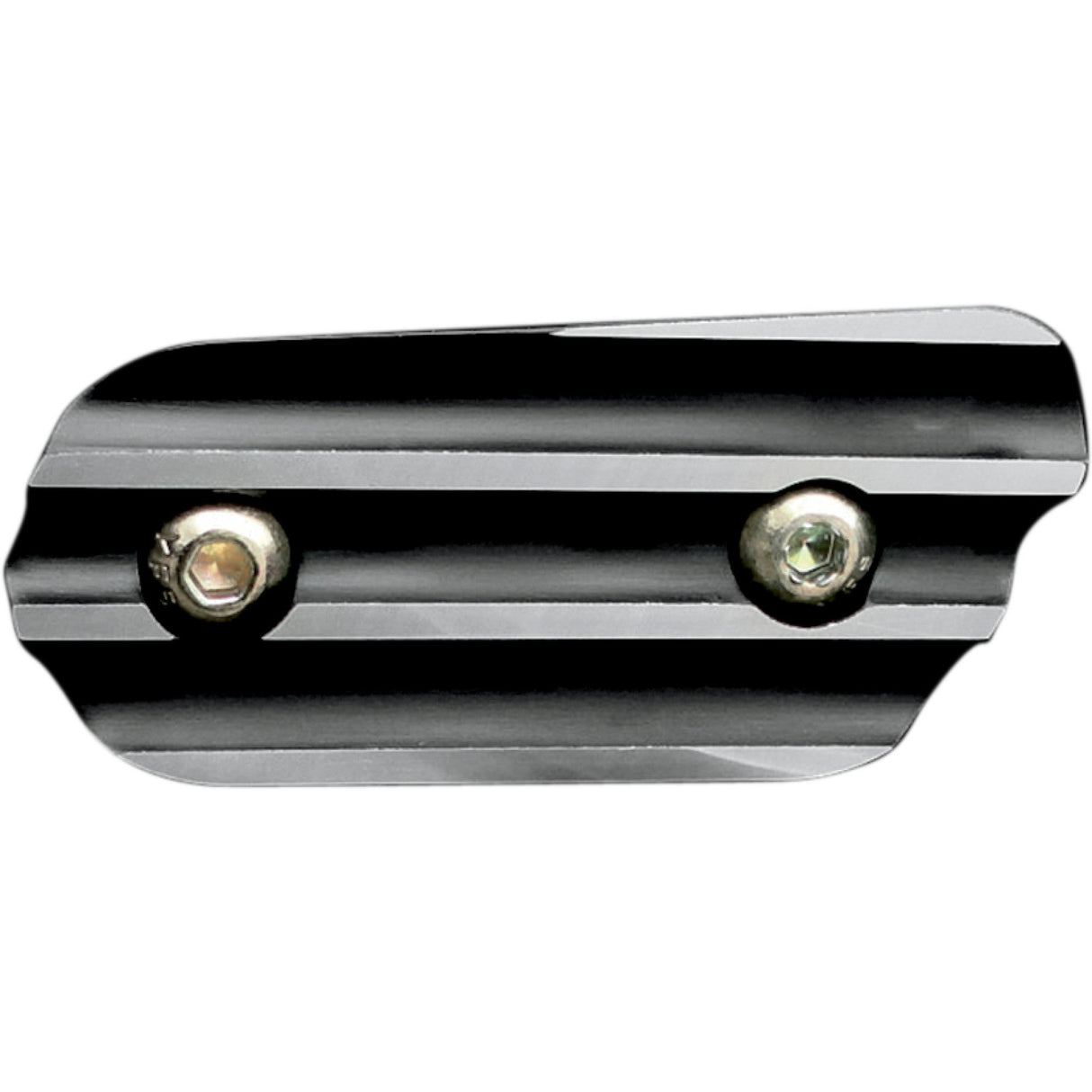 Joker Machine Inspection Cover For Sportster Finned Black - 10-664B For Harley Sportster 2004-2019