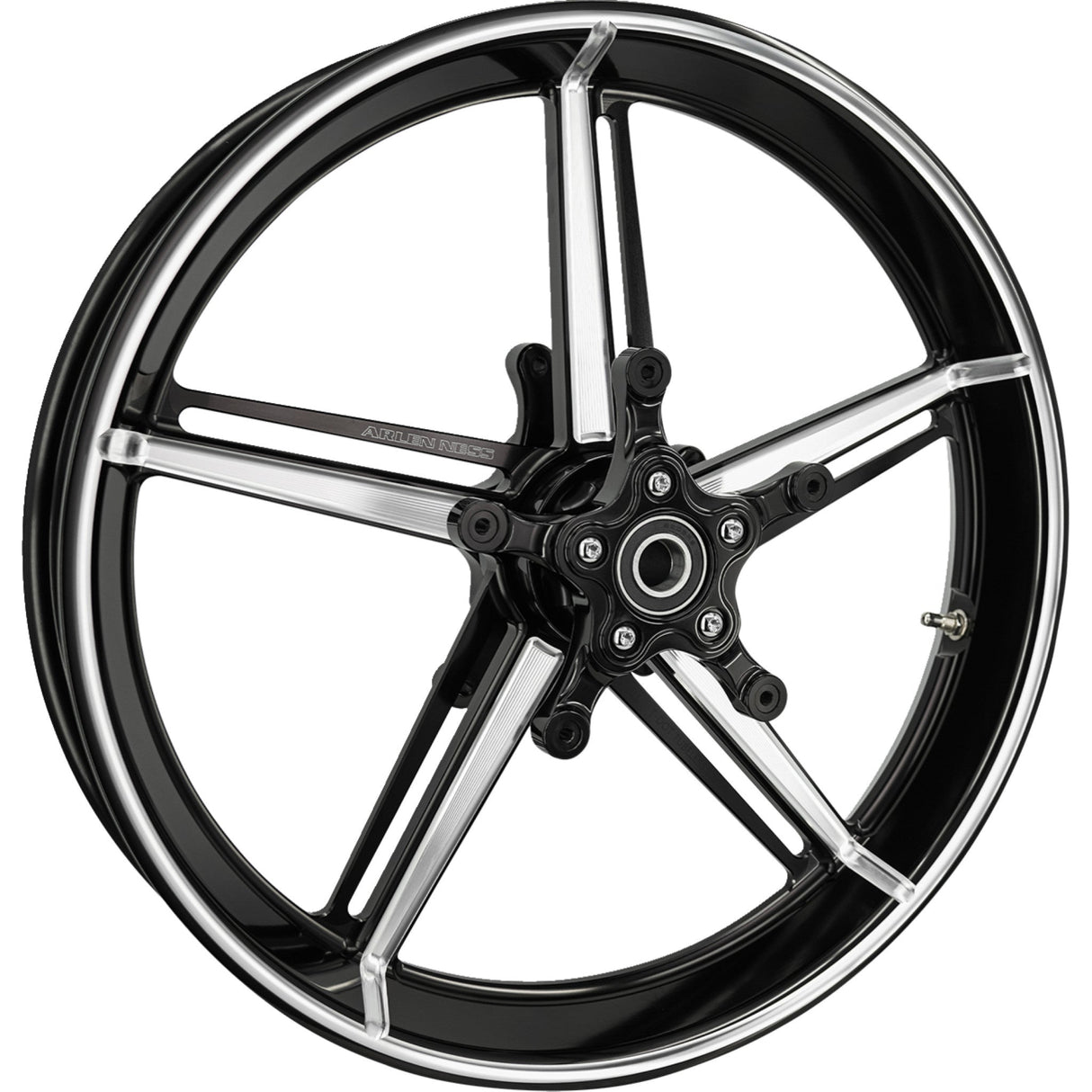 ARLEN NESS 0201-2643 91-654 Factory 24 Front Wheel Kit Wheel with Hub - Factory 24 - Front - Black/Contrast Cut - 21x3.5