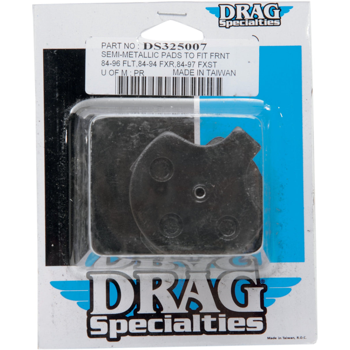 DRAG SPECIALTIES DS-325007 Organic Harley/Buell Brake Pads Organic Brake Pads - Harley-Davidson