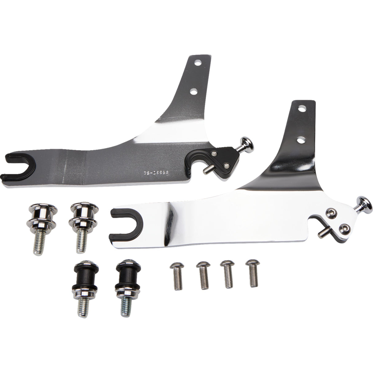 COBRA 1501-0611 602-2009 Detachable Backrest Kit - 14" - Chrome - FXLR