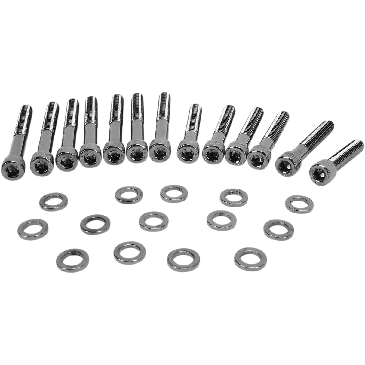 Drag Specialties Cam Cover Bolt Kit Knurled Black Chrome For Harley Sportster 2004-2021