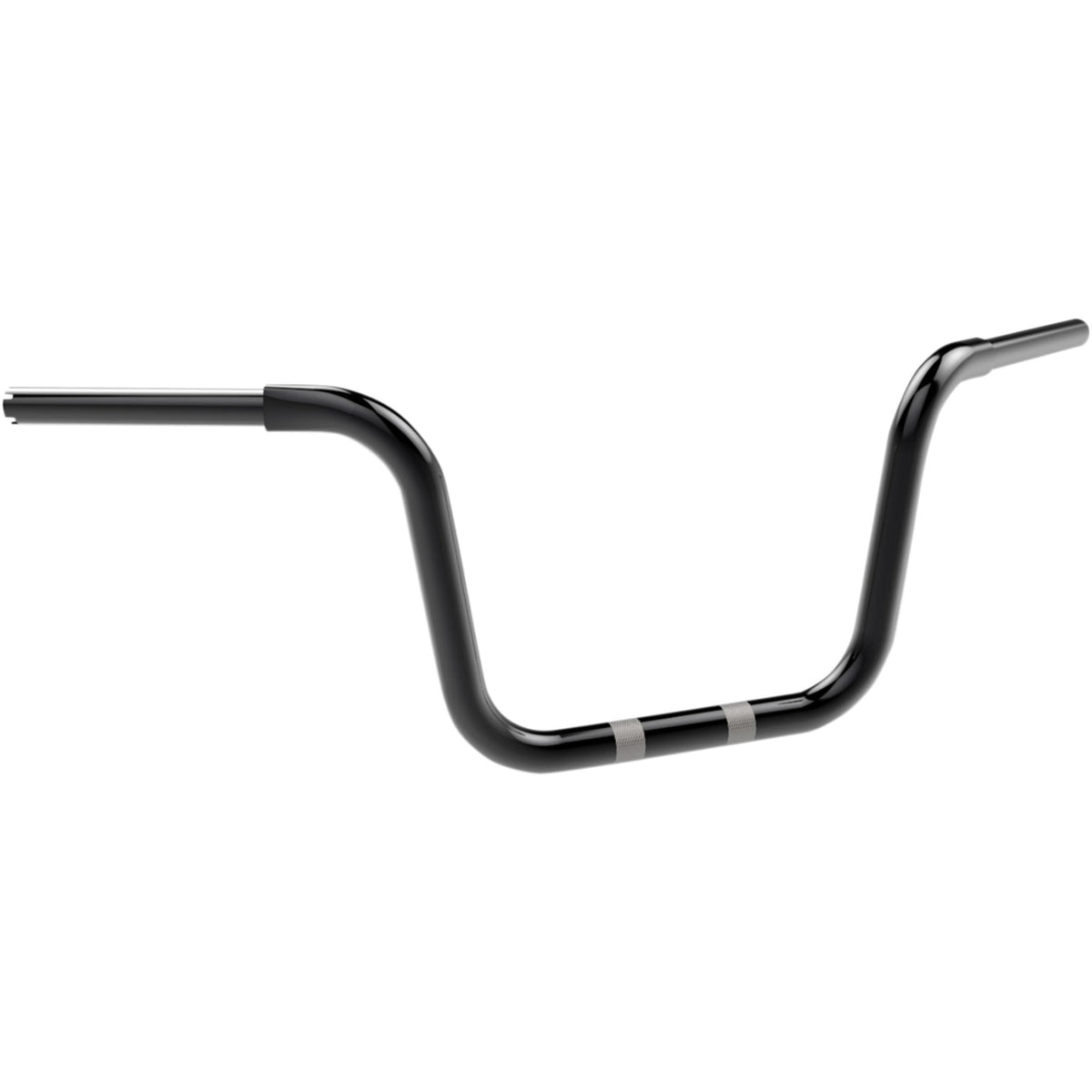 Khrome Werks 1-1/4" Fat Center Bobber Ape Handlebar 10" Black - 300450 For Harley Softail Fat Boy / Breakout / Road King 2007-2018