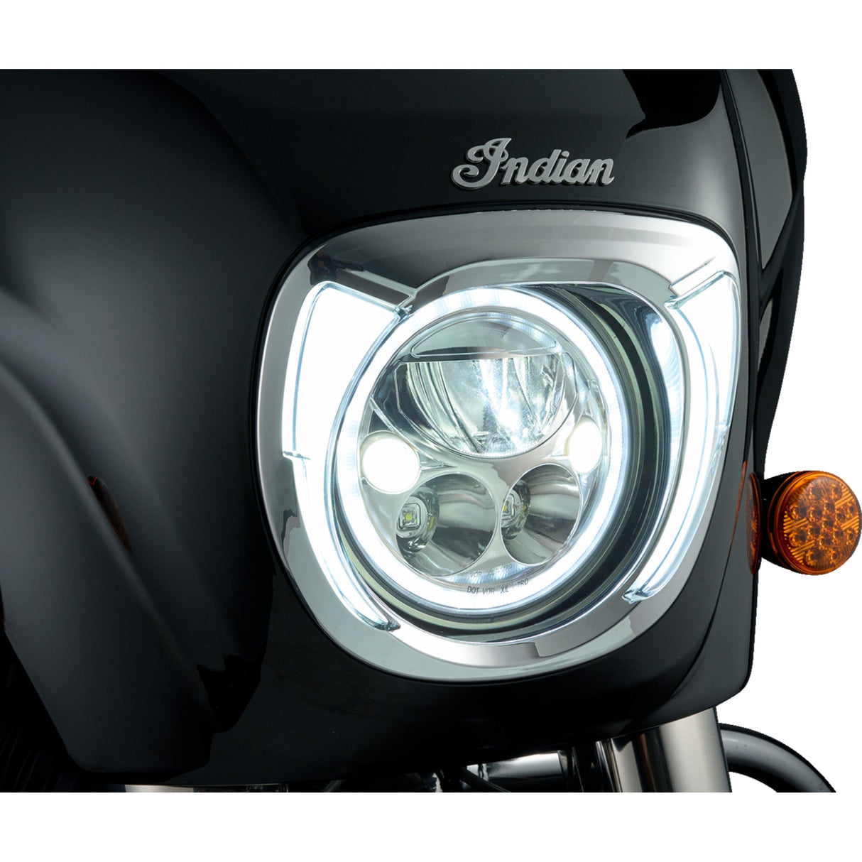 CIRO 2001-2918 46205 Headlight Bezel fang® - chieftain - chrome