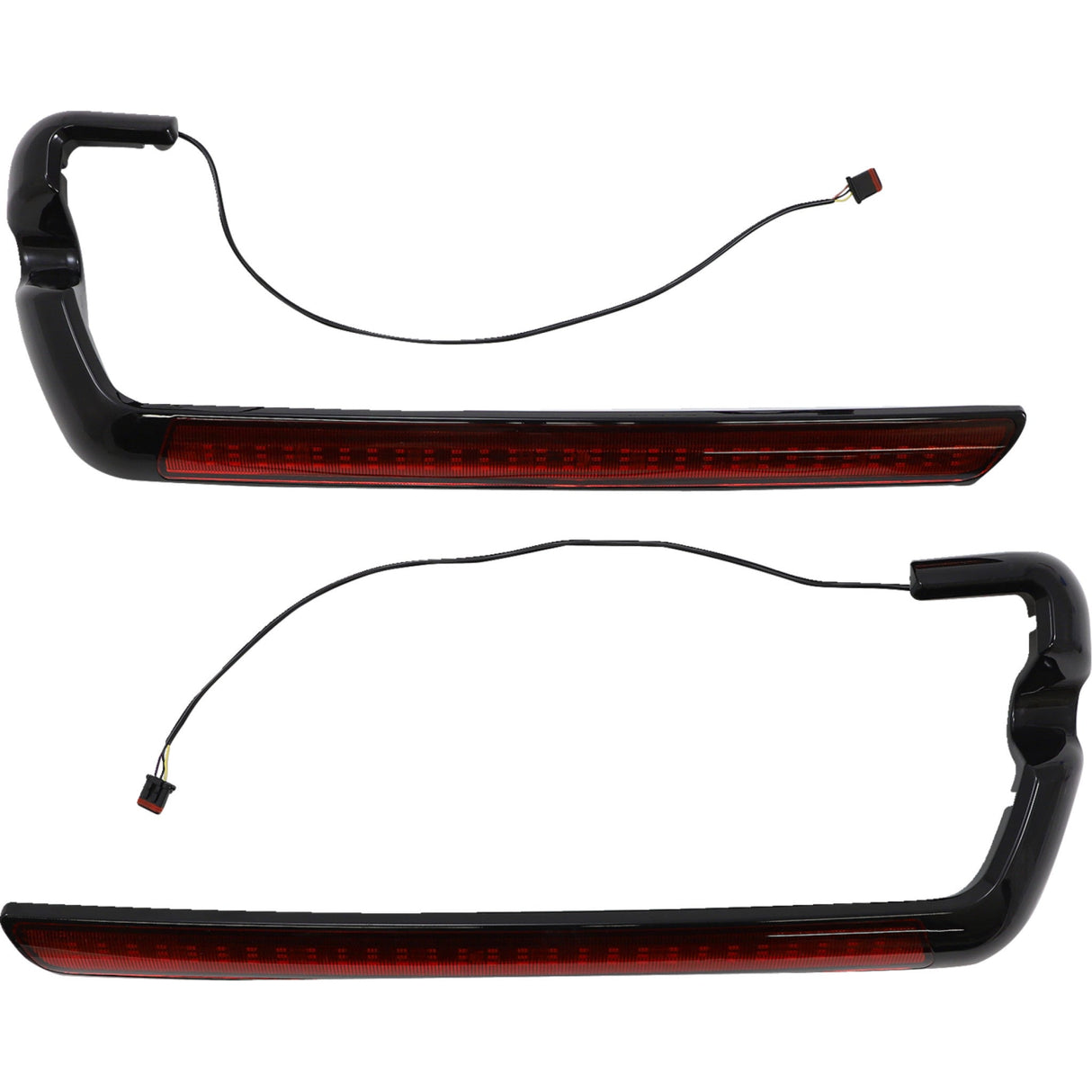 CUSTOM DYNAMICS 2040-2881 CD-SB-SIDE-RB Lower Saddlebag Side Marker LED Lights - Red - Black