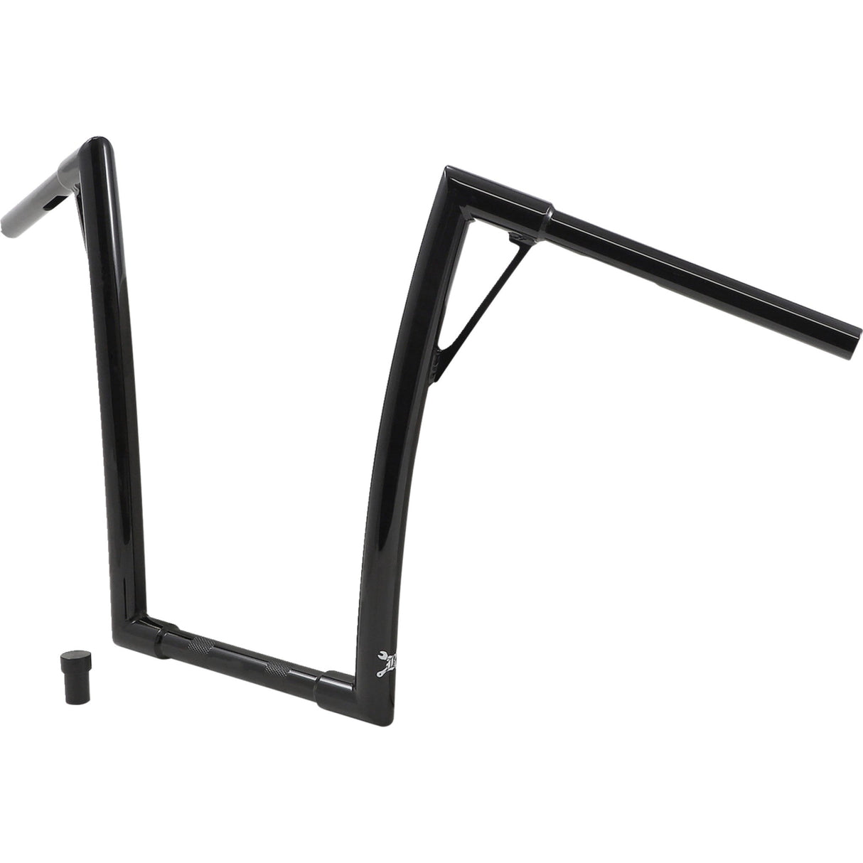 Burly Brand Louie Handlebar 16" Black - B12-7008B For Harley Motorcycles 1949-2024