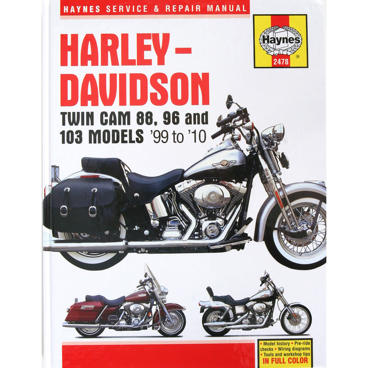 HAYNES HM-2478 M2478 Motorcycle Repair Manual Manual - Twin Cam '99-'10