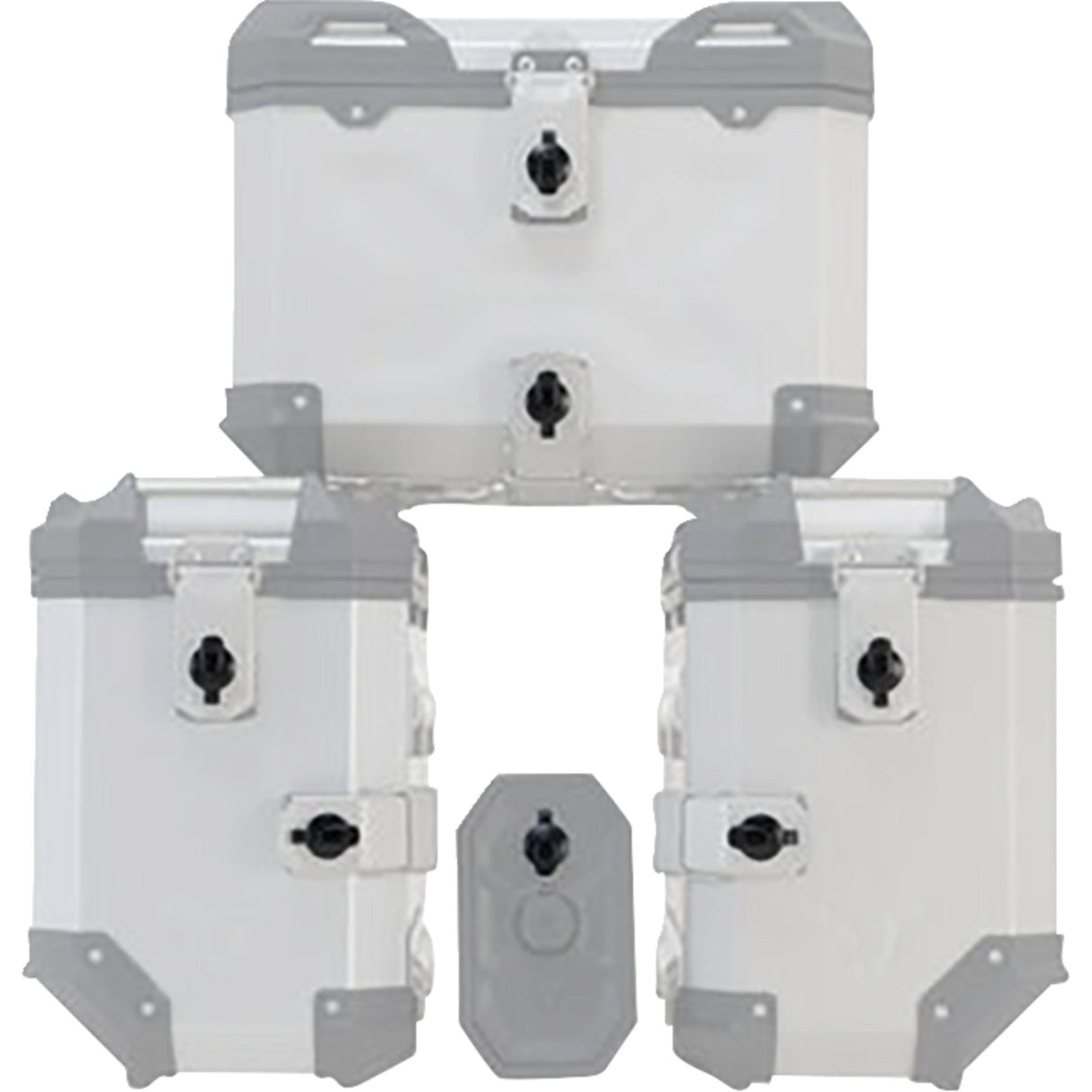 SW-MOTECH 4010-0438 QLS.00.046.15100 Trax Lock Set evo - anti-theft protection - 9 matching locks with keys