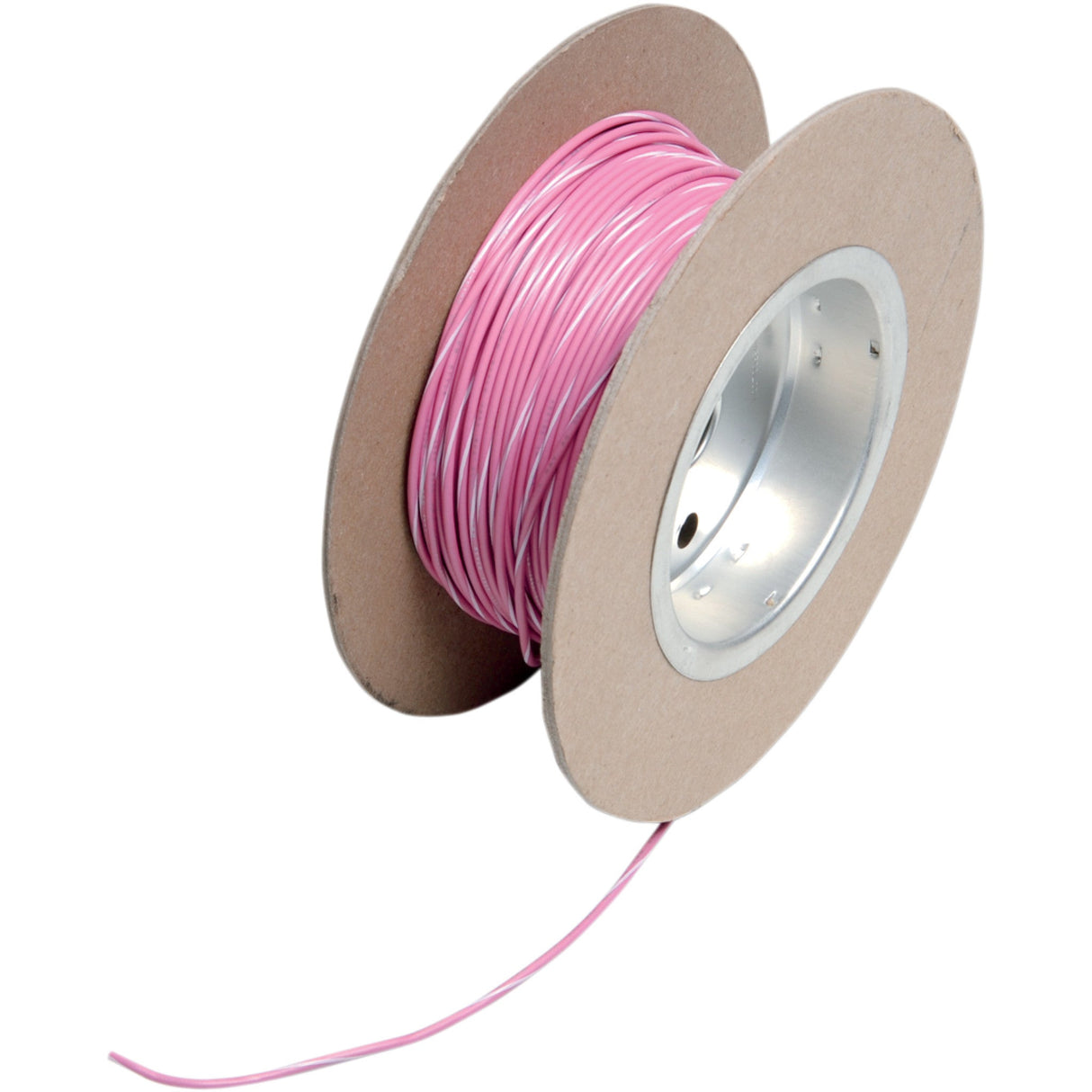 NAMZ 2120-0519 NWR-109-100 OEM Color Wire Spool 100' Wire Spool - 18 Gauge - Pink/White