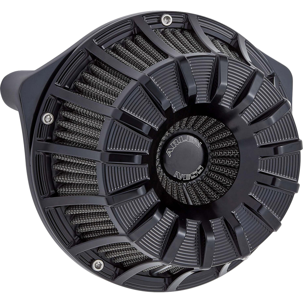 Arlen Ness Inverted Series Air Cleaner Kit 15-Spoke All Black - 600-223 For Harley Road Glide / Touring / Softail / Street Glide 2023-2026