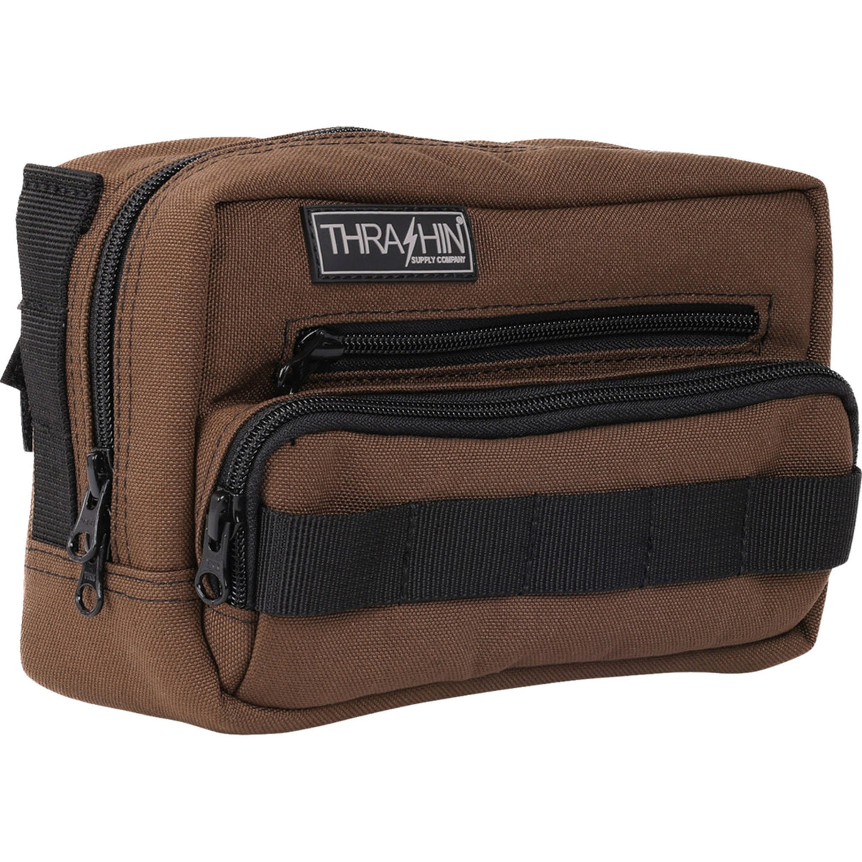 THRASHIN SUPPLY CO. 3510-0200 THB-0009 Handlebar Bag Plus - Brown