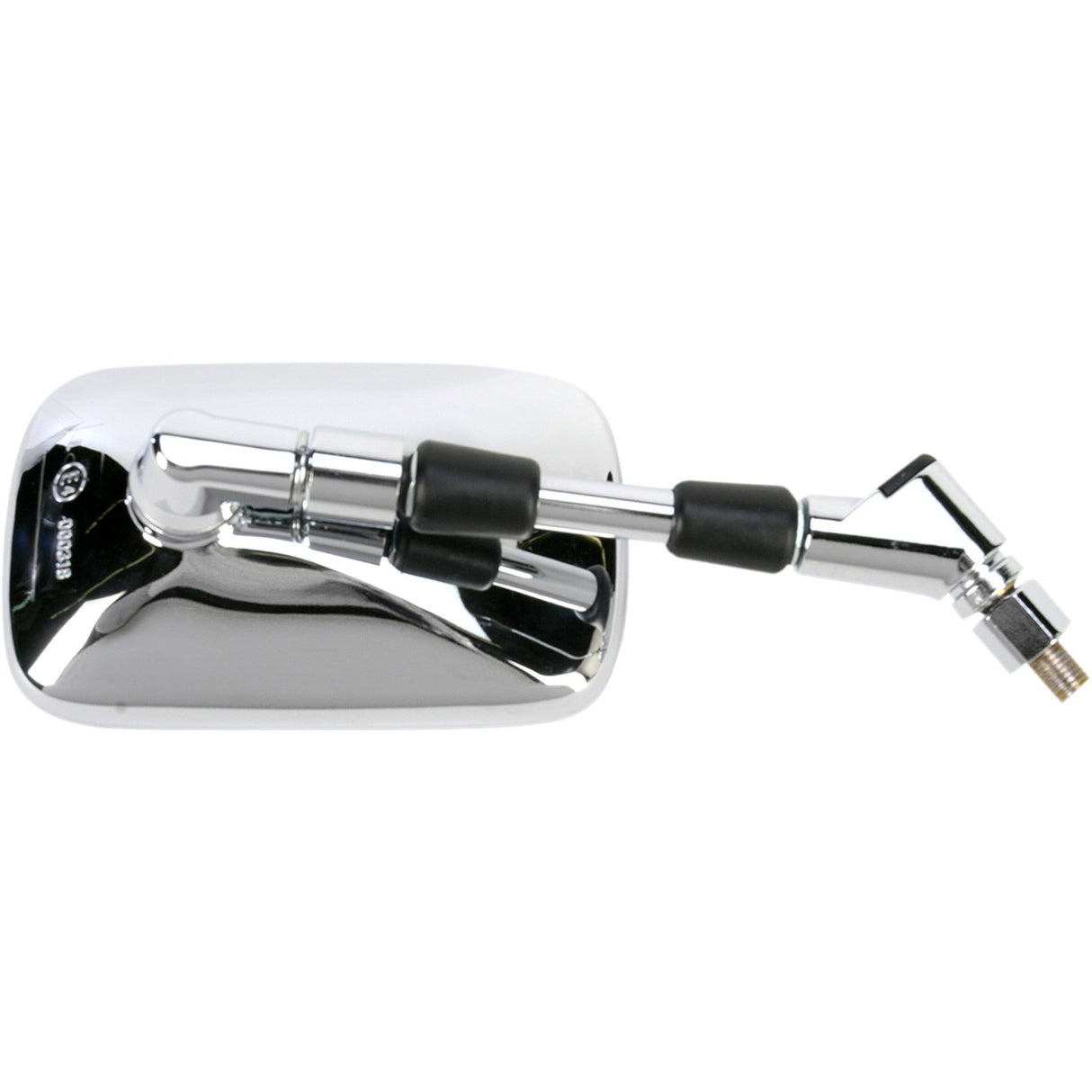 EMGO 0640-0701 20-55221 OEM-Style Replacement Mirror Mirror - Side View - Rectangle - Chrome - Right
