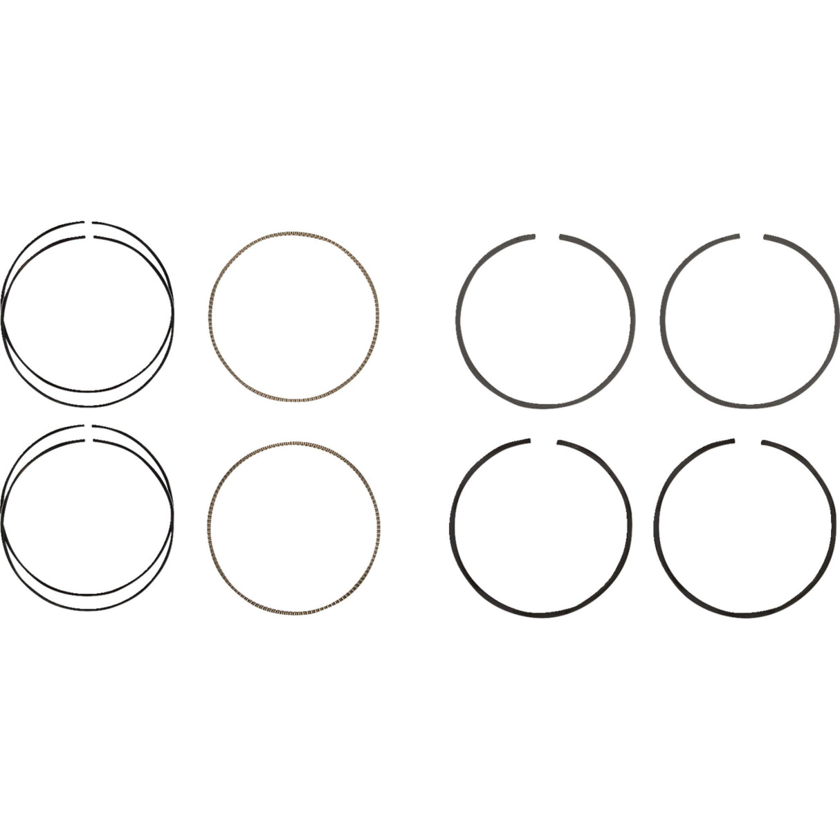 Hastings Piston Ring Set - 2C5231 For Harley Motorcycles 2017-2026
