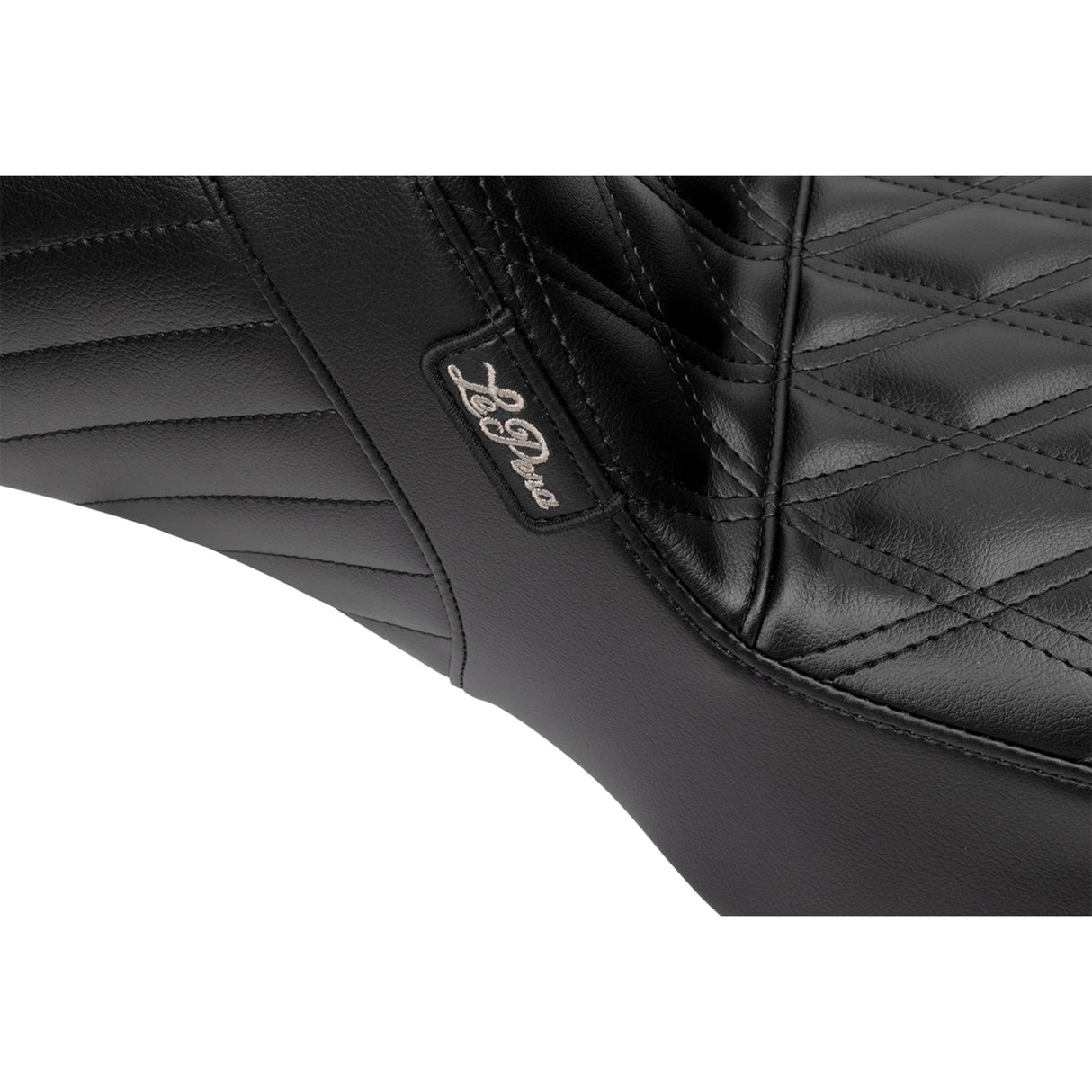 LePera Kickflip Daddy Long Legs Seat Double Diamond Stitch - LV-597DLDD For Harley Touring 2023-2026