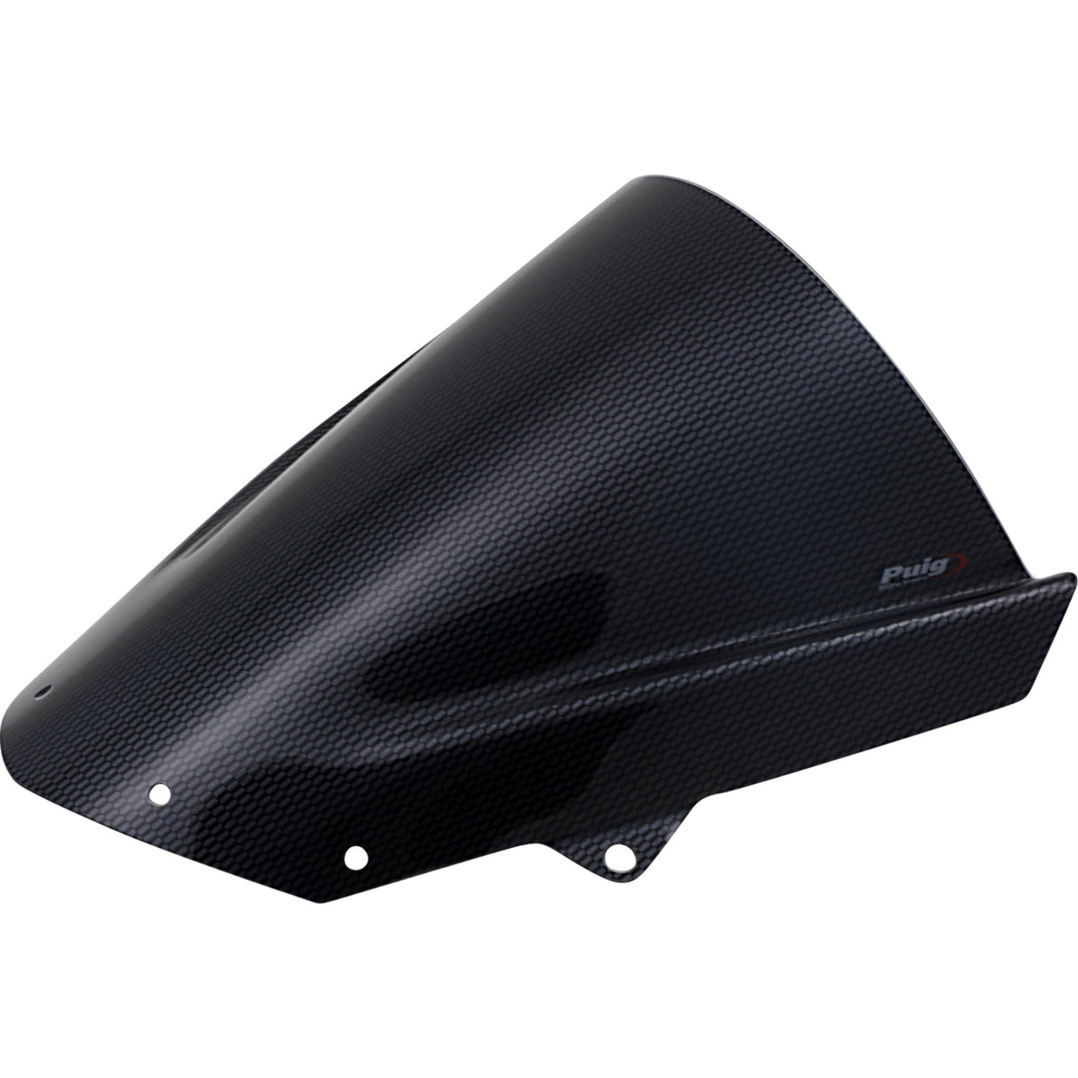 PUIG HI-TECH PARTS 2301-2841 3177C Z-Racing Windscreen Race Windscreen - 13-3/4" - Carbon - ZX-6R