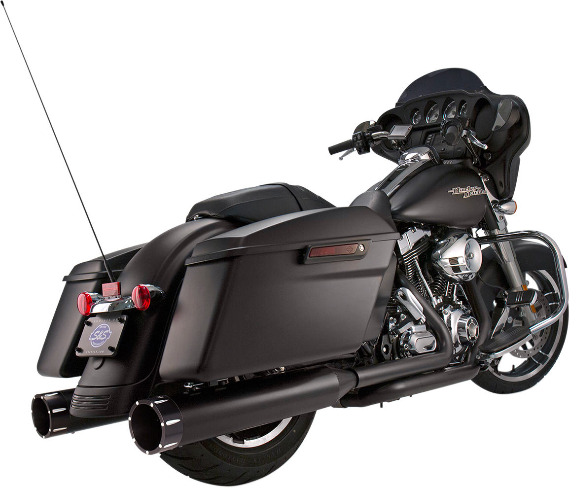 El Dorado Dual Exhaust - Black - Black Tracer - 1800-2530