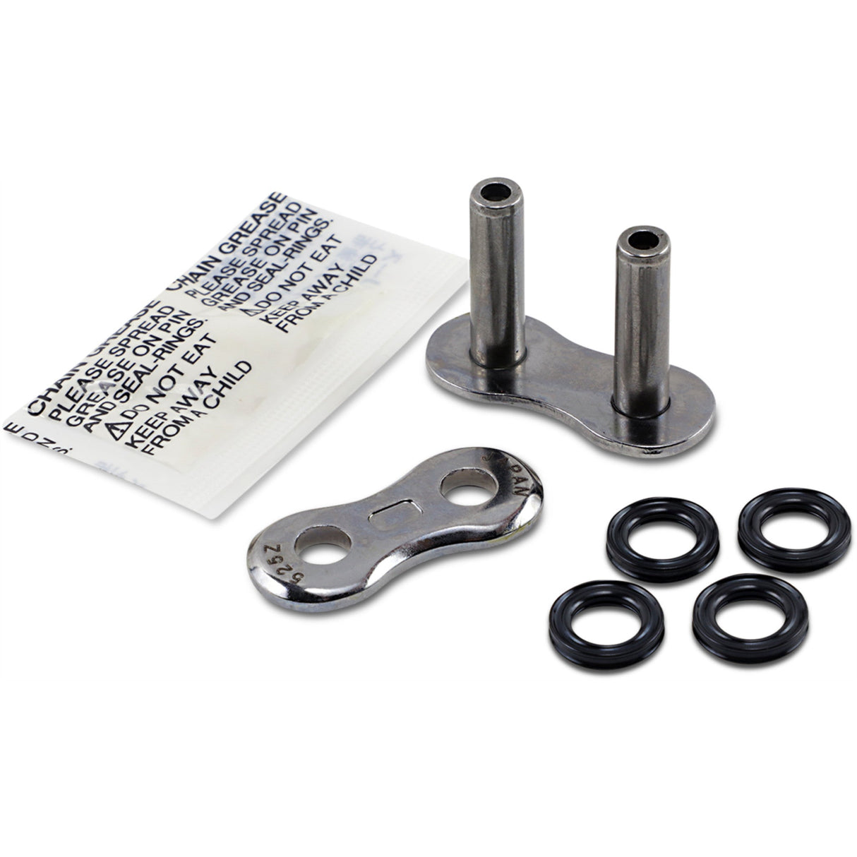 THREED 1225-0263 525Z/3D-MLJ/C 525 Z Rivet Connecting Link 525 Z - Connecting Link - Chrome - Rivet