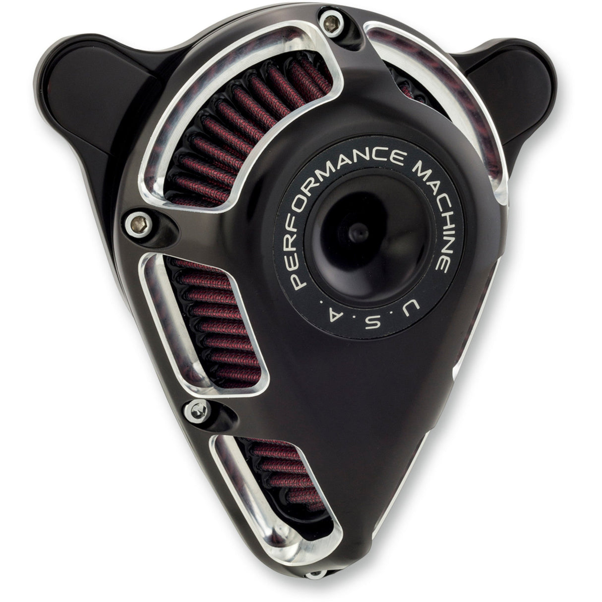 Performance Machine Jet Air Cleaner - 0206-2140-BM For Harley Motorcycles 2017-2023