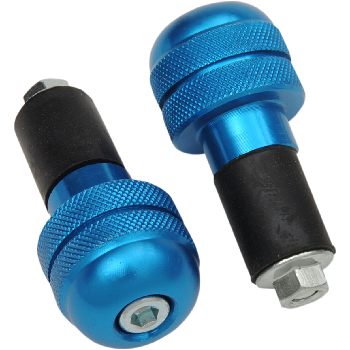 K&S TECHNOLOGIES 156001 15-6001 Anti-Vibration Handlebar End Bar End - Anti-Vibrating - Blue