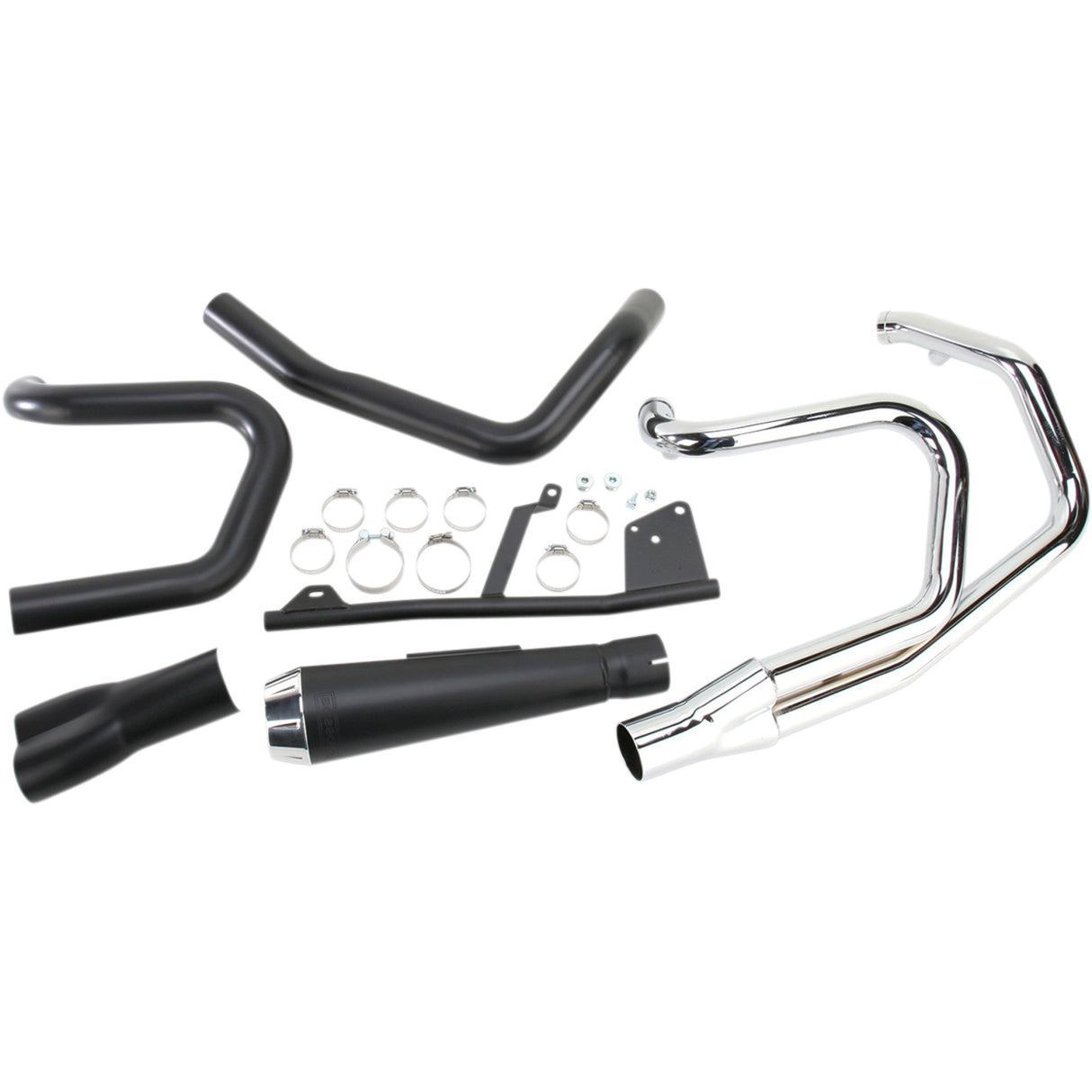 BASSANI XHAUST 1800-1273 14122J Road Rage 2:1 Exhaust System - Black - Short - '04-'13 XL