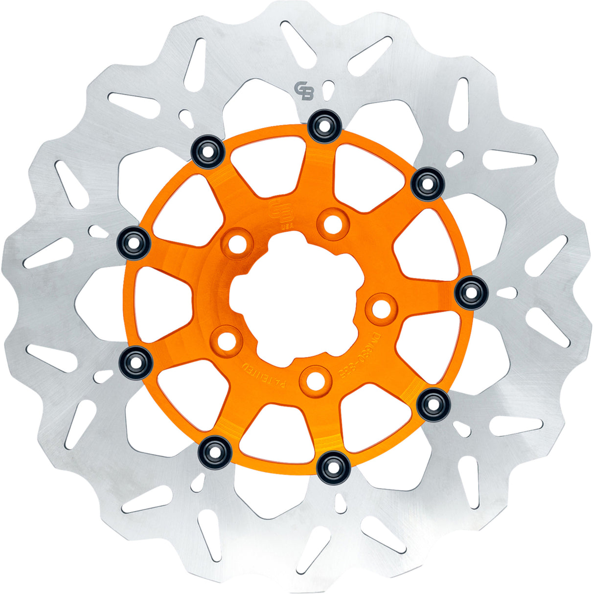 Gbrakes Wave® Brake Rotors Rear Orange - GBDU027 For Harley Touring 2006-2026