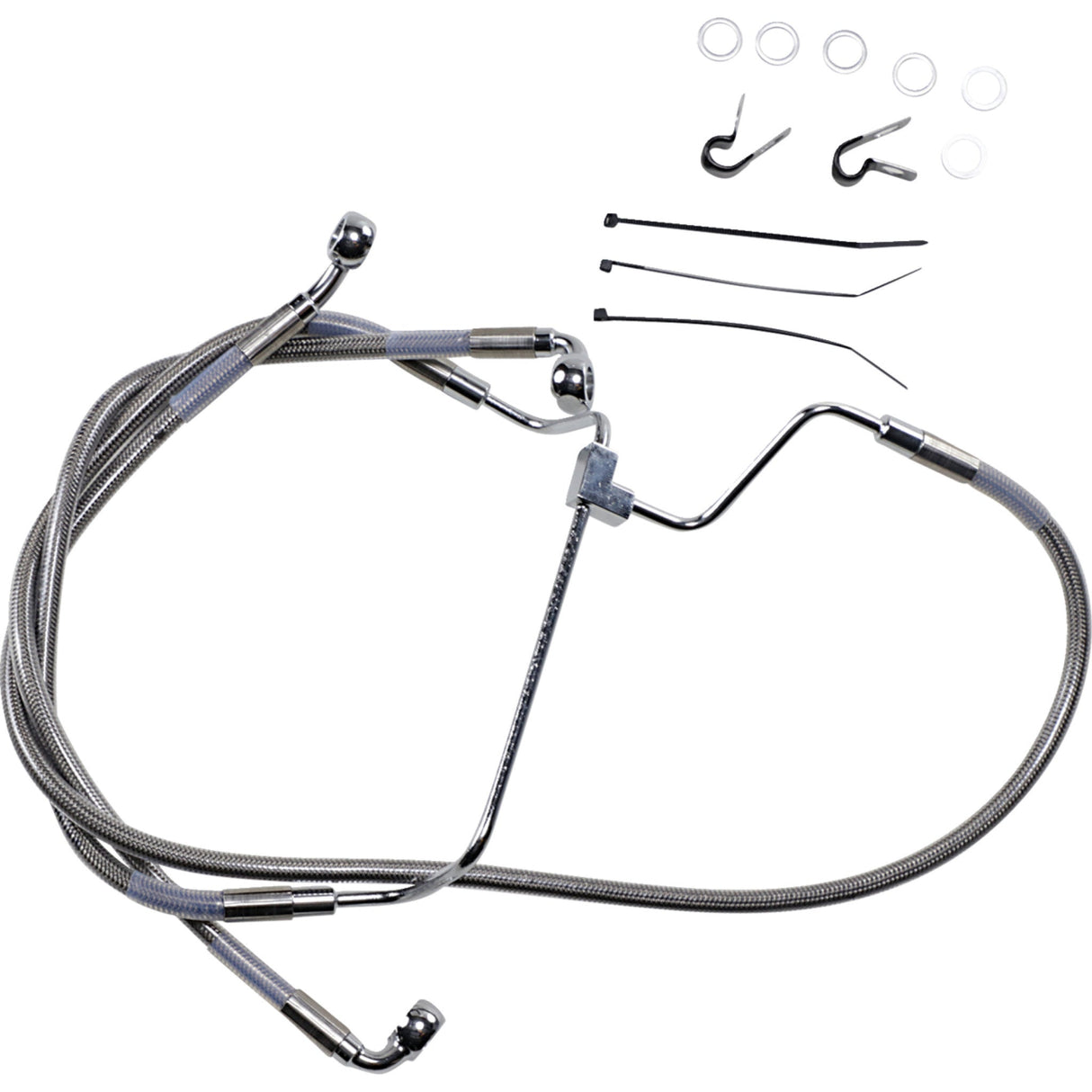 DRAG SPECIALTIES Extended Length Brake Line Kit