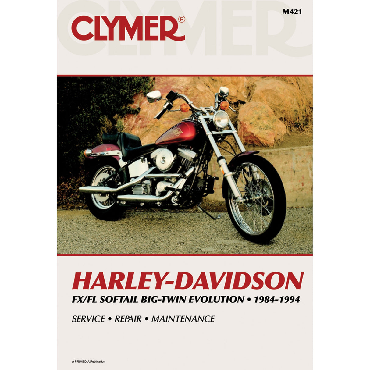 Clymer Service Manual - CM4213 For Harley Softail / 1200 / Low / Wide 1984-1999