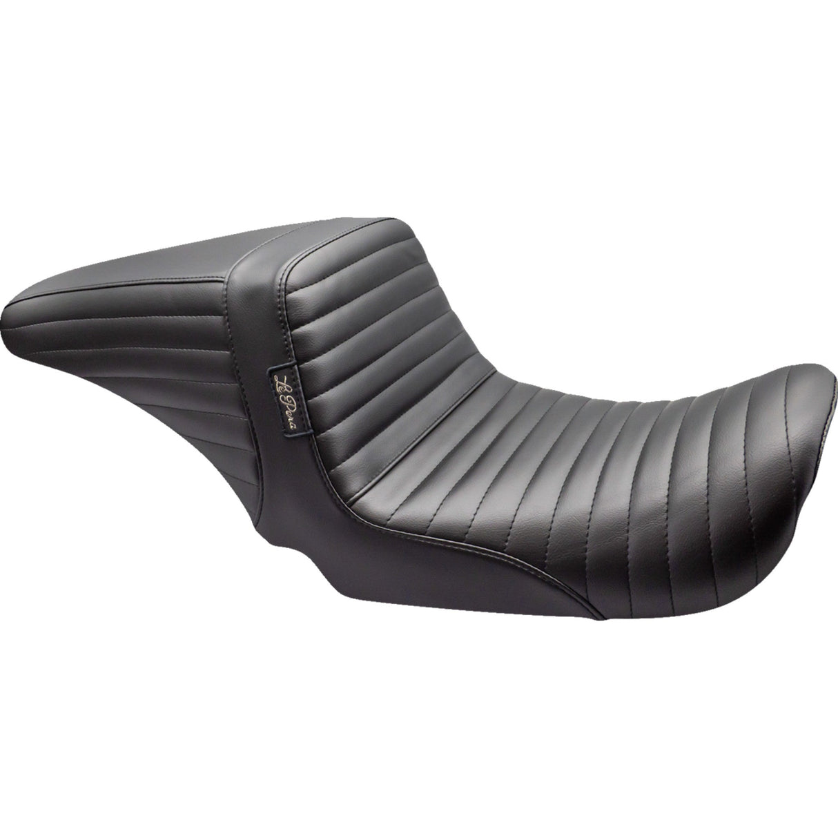 LePera Kickflip Up Front Seat Pleated Black - LKU-591PT For Harley Motorcycles 2006-2017