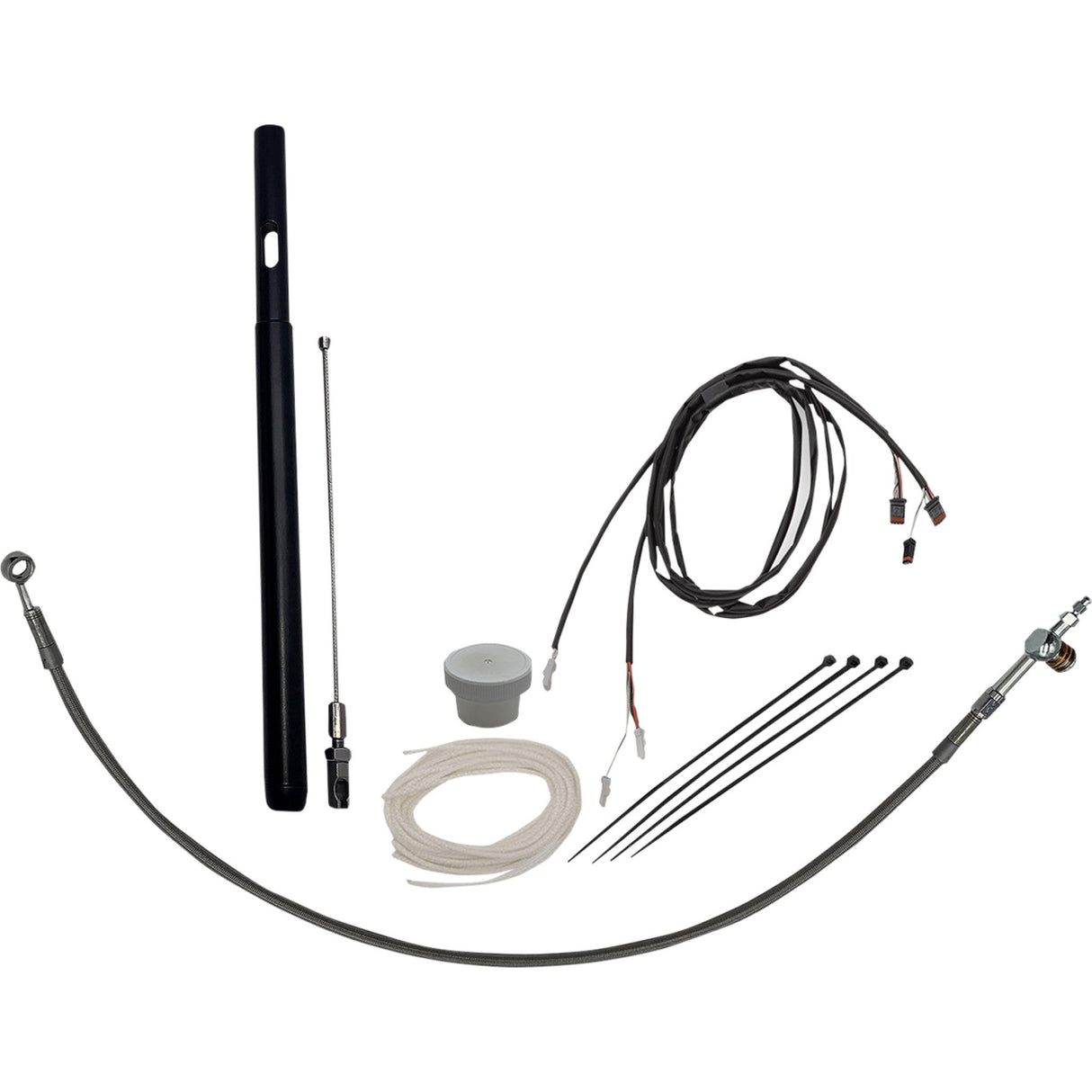 FAT BAGGERS INC. 0662-0824 109016 Control Installation Kit - +8" - Braided